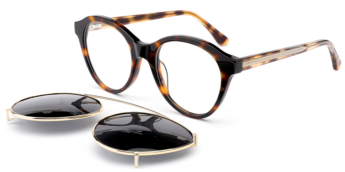 Acetate Oval Frame tortoiseshell