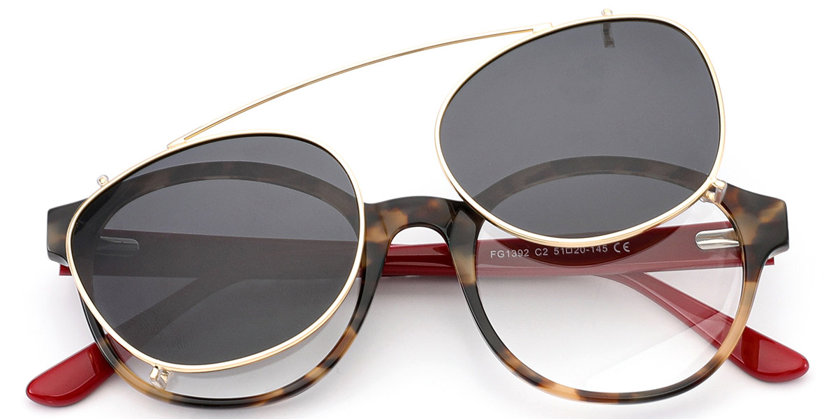 Acetate Square Frame tortoiseshell