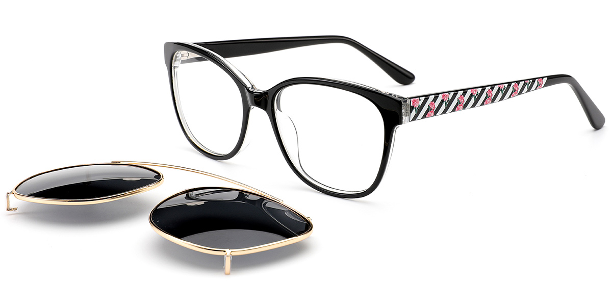 Acetate Rectangle Frame black