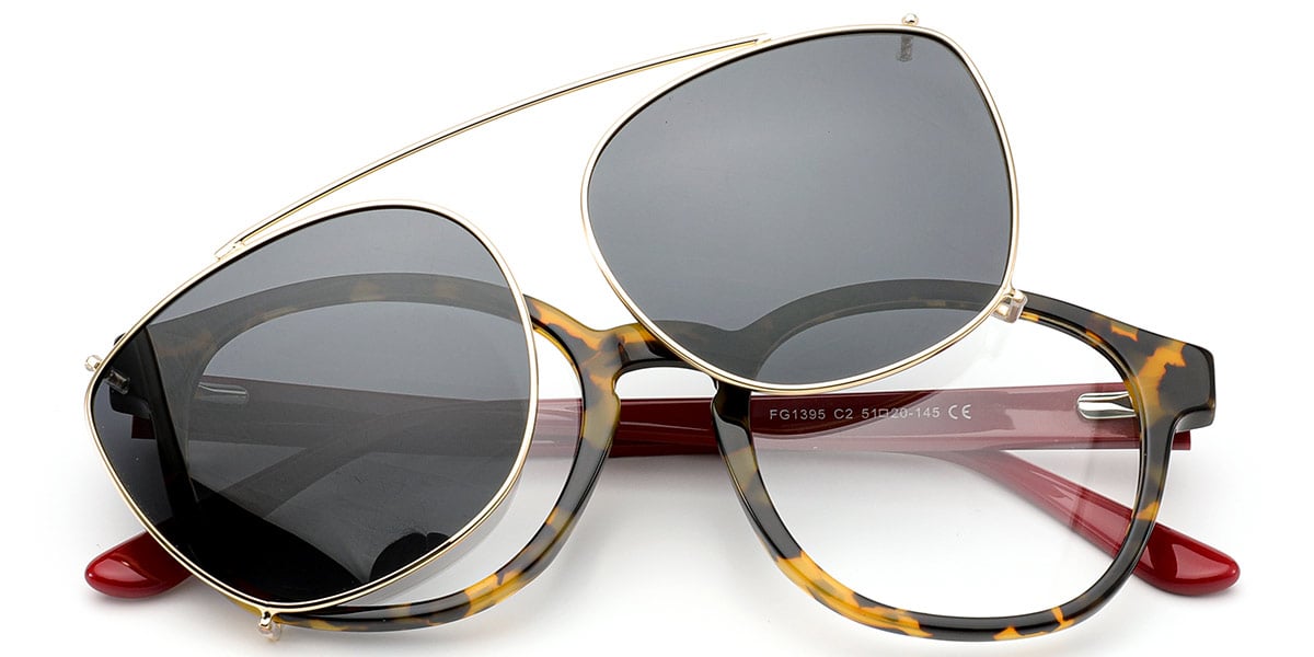 Acetate Square Frame tortoiseshell