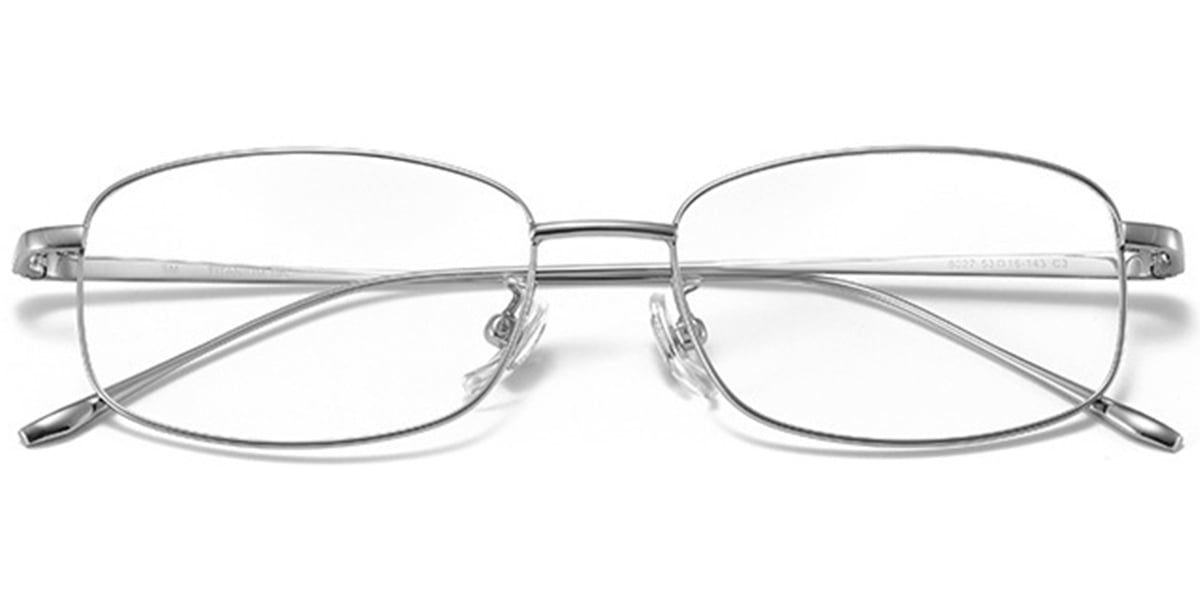 Titanium Rectangle Frame silver