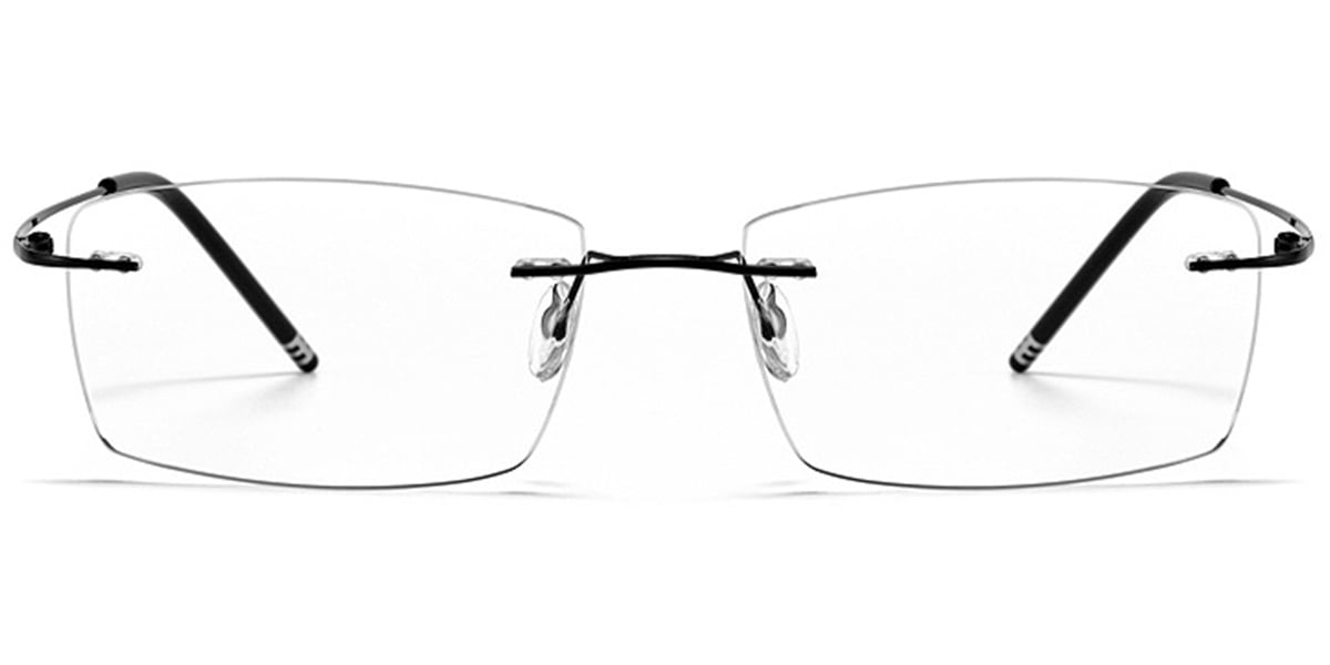 Titanium Rectangle Frame black