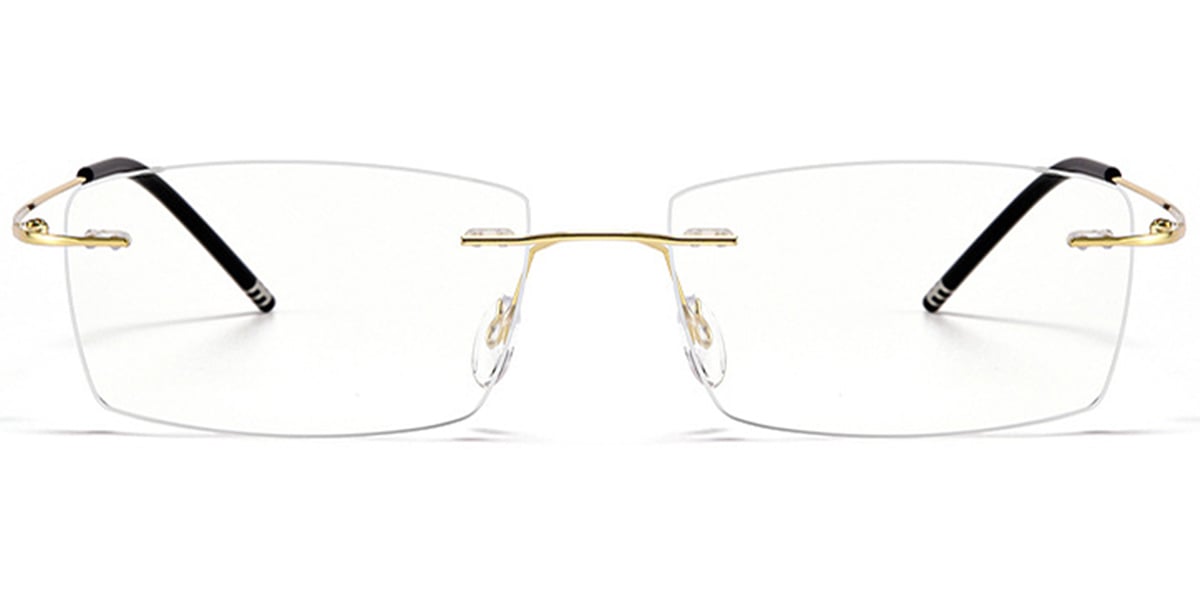 Titanium Rectangle Frame gold