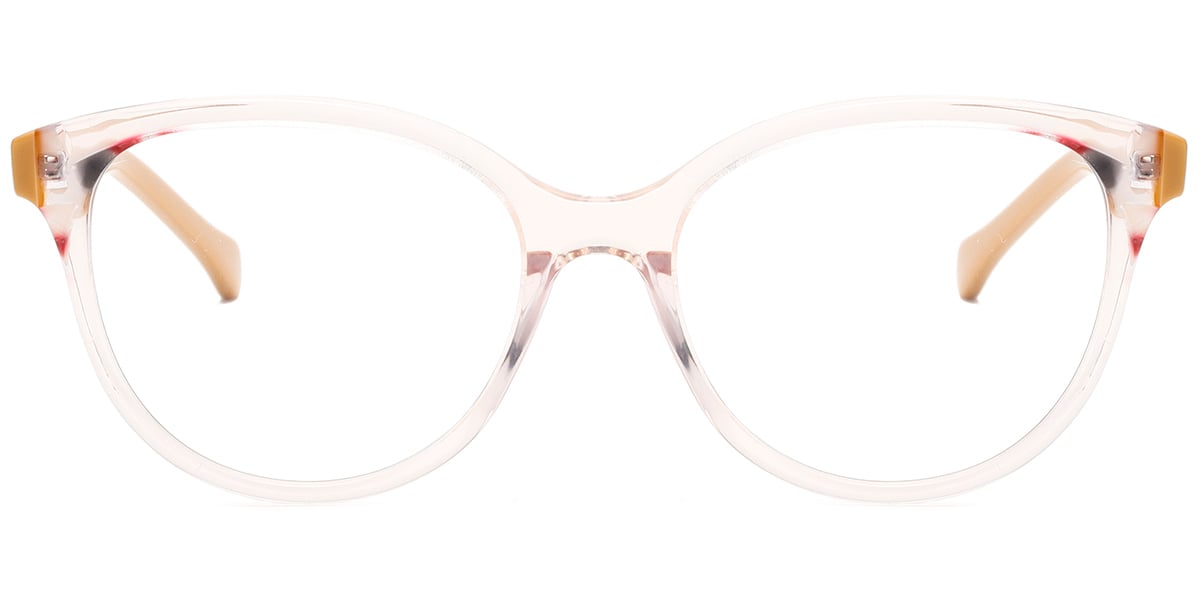 Acetate Oval Frame translucent-brown