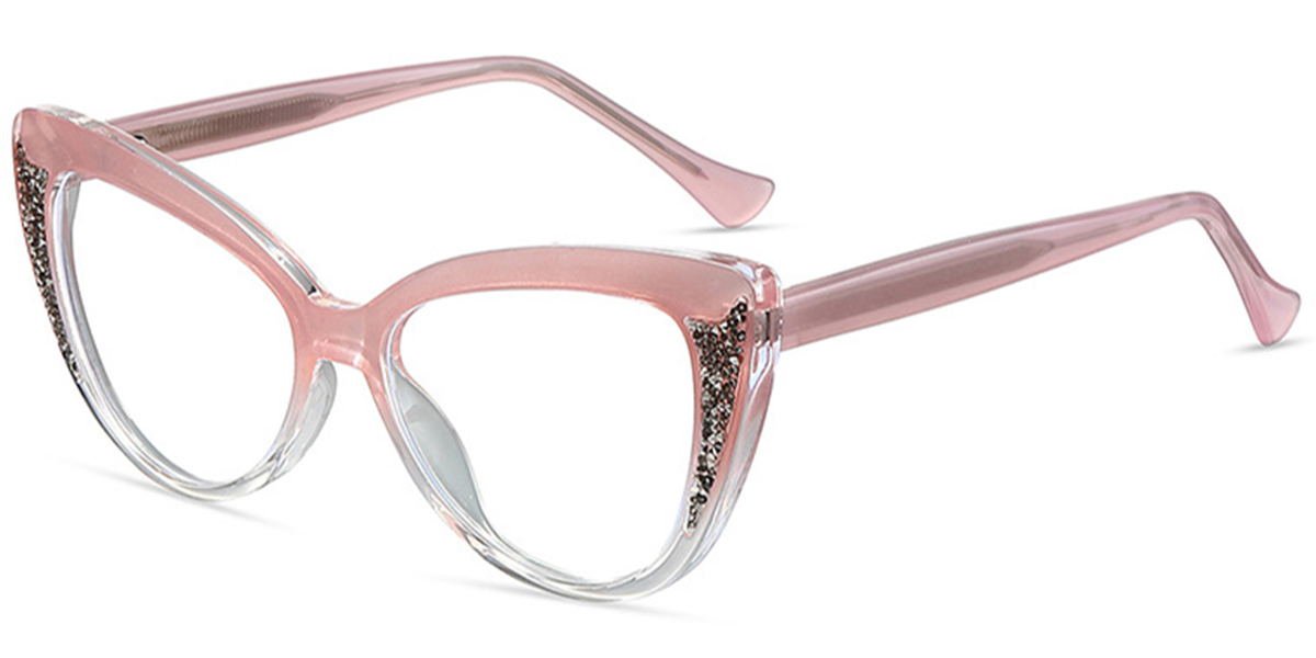 Cat Eye Frame gradient_pink