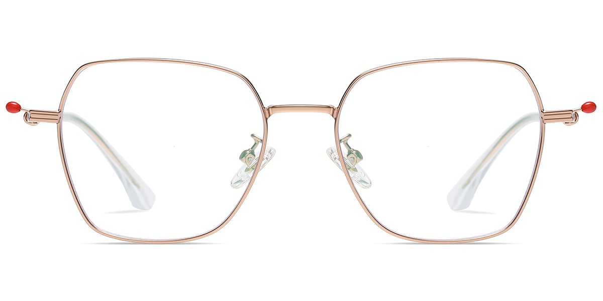 Titanium Square Frame rose_gold