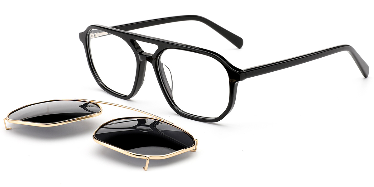 Acetate Aviator Frame black