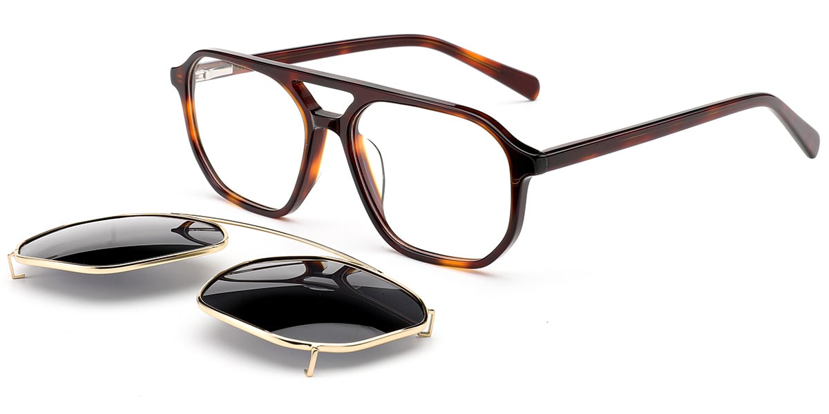 Acetate Aviator Frame tortoiseshell