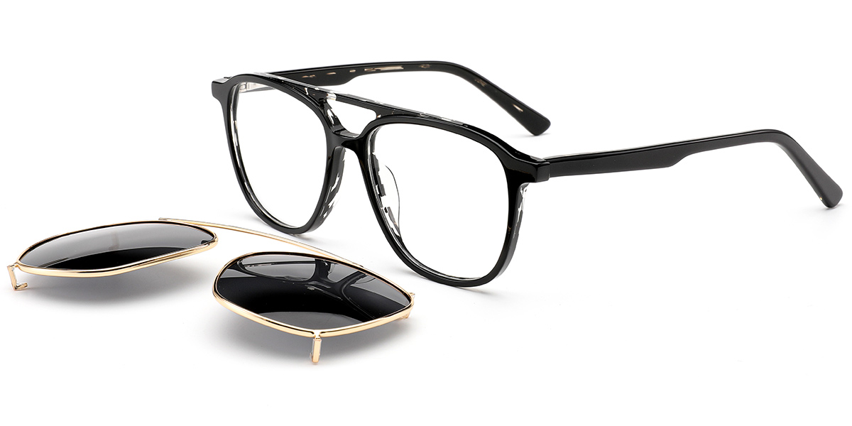 Acetate Aviator Frame black