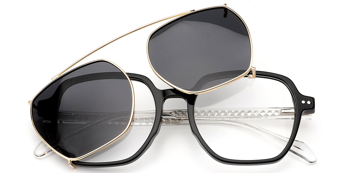 Acetate Square Frame black