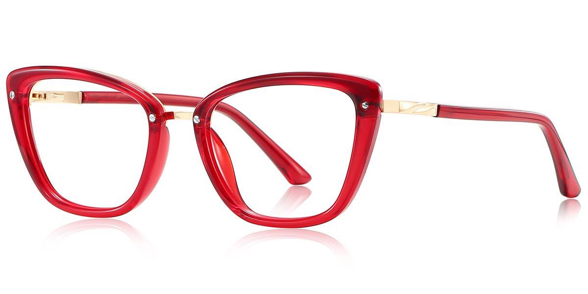 Rectangle Frame translucent-red