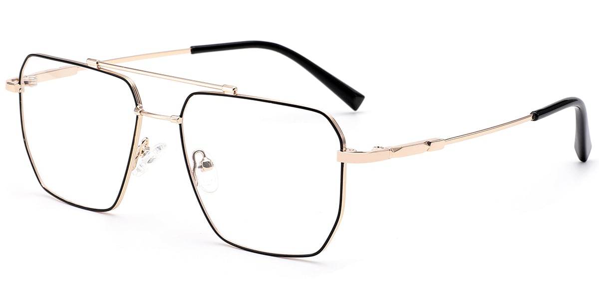 Aviator Frame black-gold