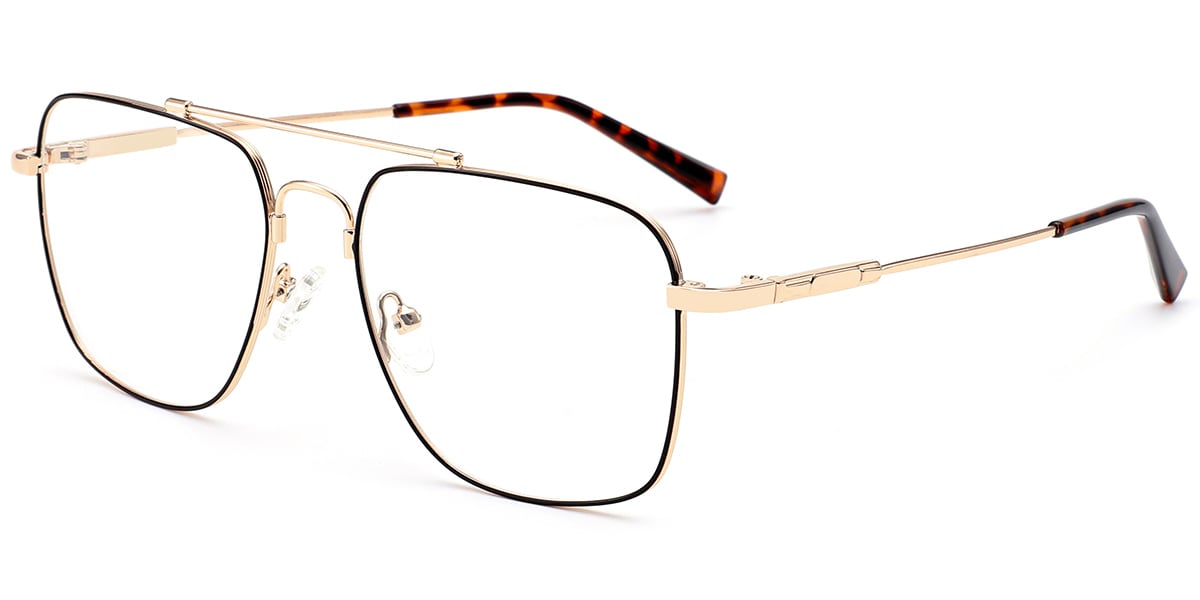 Aviator Frame black-gold