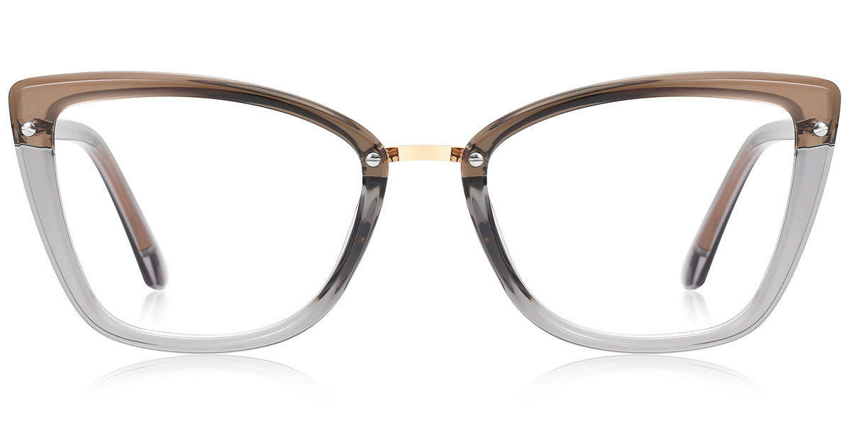 Cat Eye Frame translucent-grey