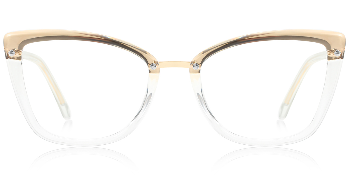 Cat Eye Frame translucent-white