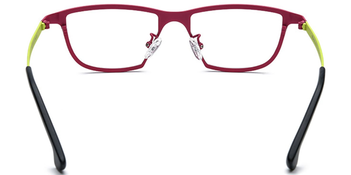 Titanium Geometric Frame red