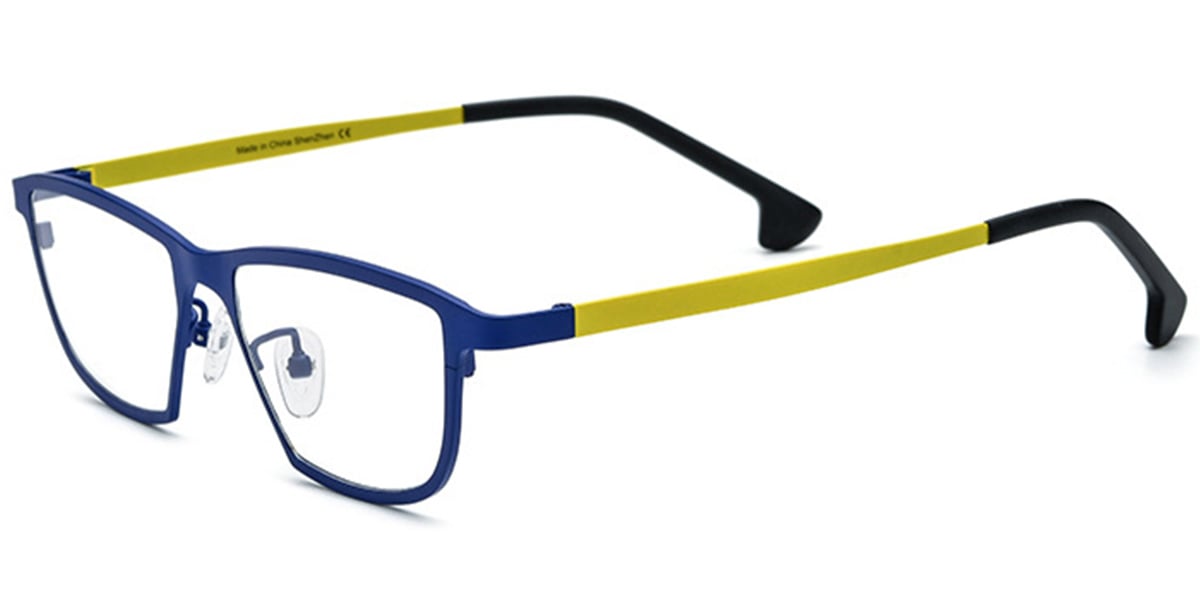 Titanium Geometric Frame blue