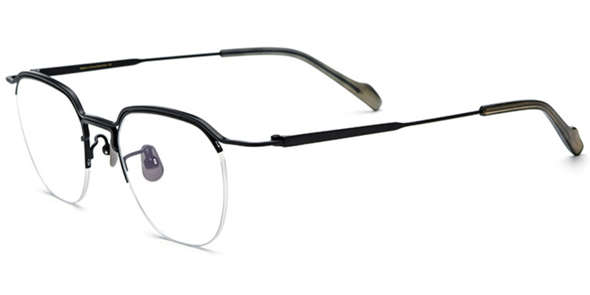 Titanium Square Frame black