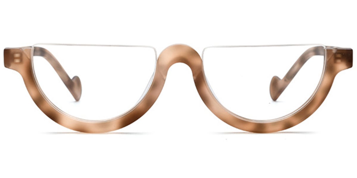 Acetate Geometric Frame tortoiseshell