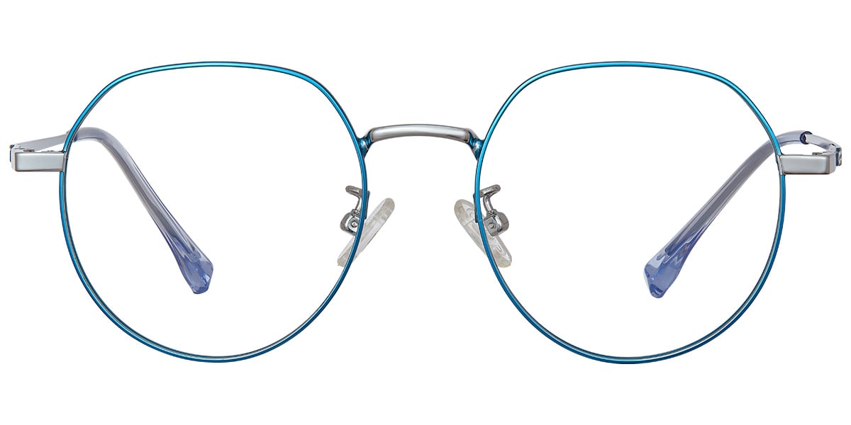 Round Frame blue