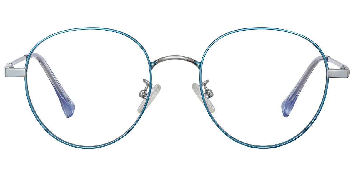 Round Frame blue