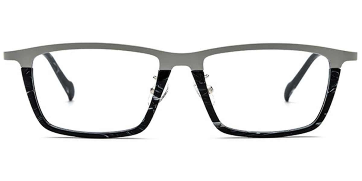 Titanium Rectangle Frame pattern-grey