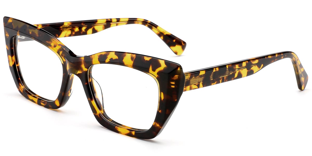 Acetate Rectangle Frame tortoiseshell