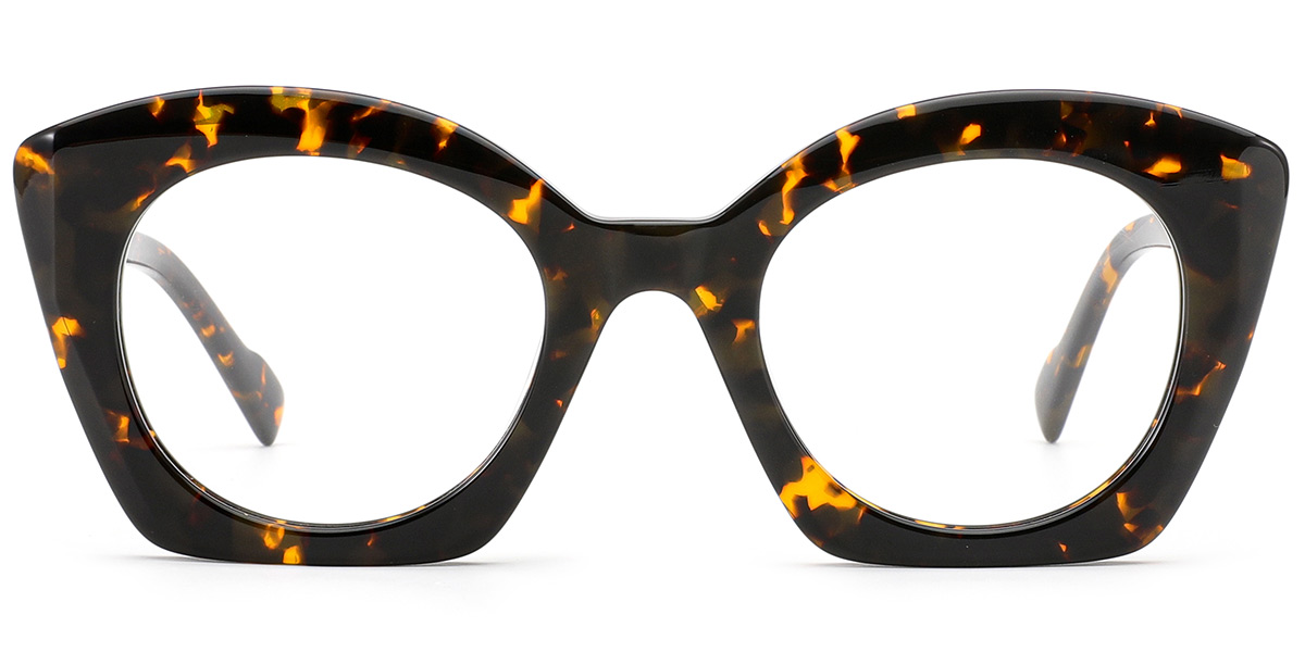 Acetate Square Frame tortoiseshell