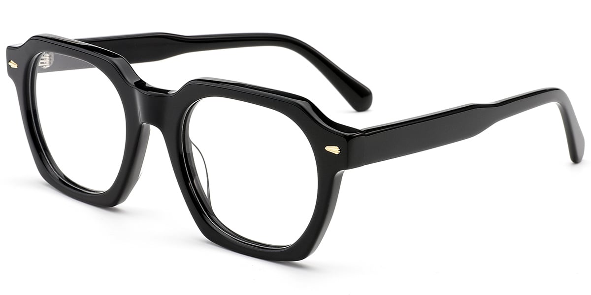 Acetate Square Frame black