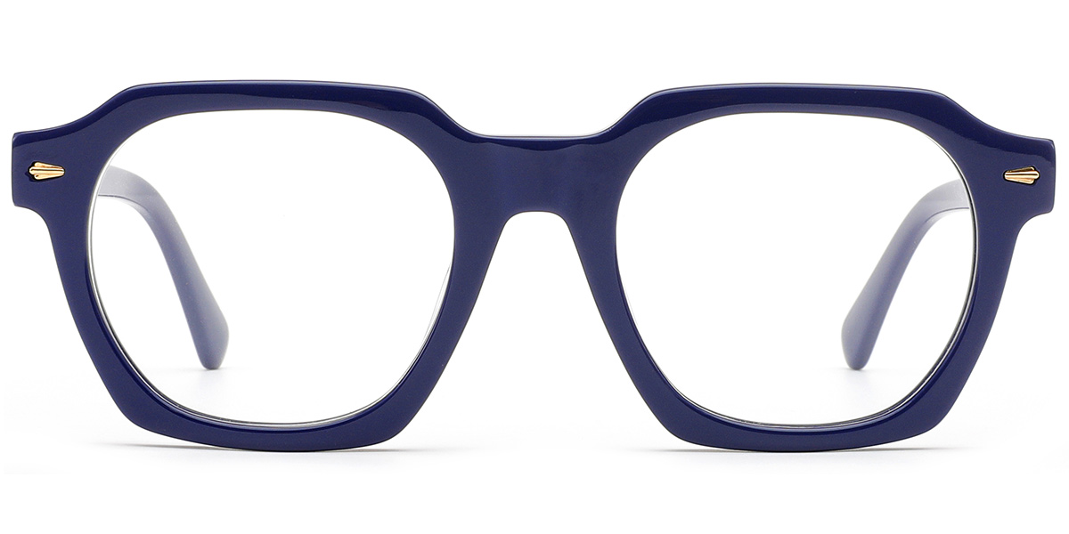 Acetate Square Frame blue