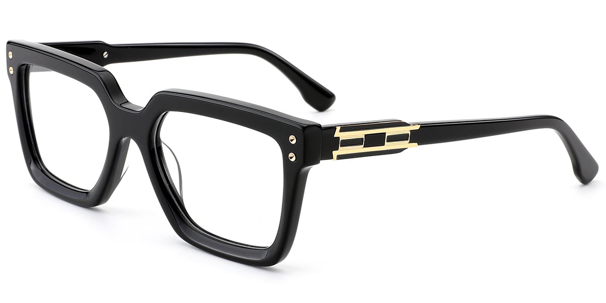 Acetate Square Frame black