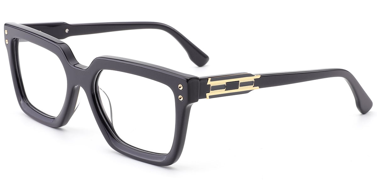 Acetate Square Frame grey