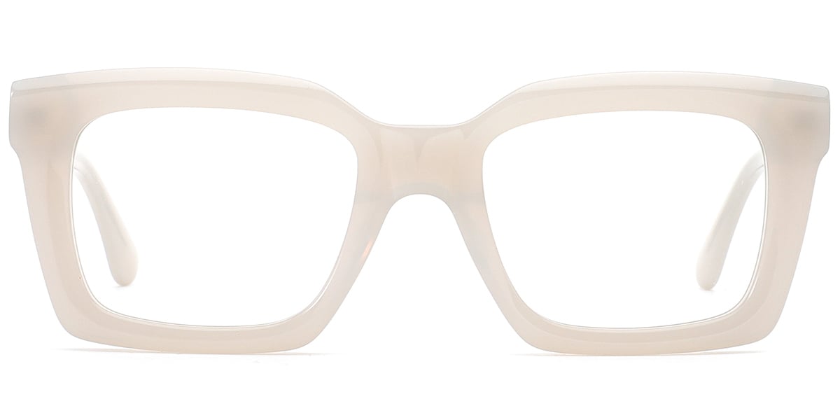 Acetate Square Frame white