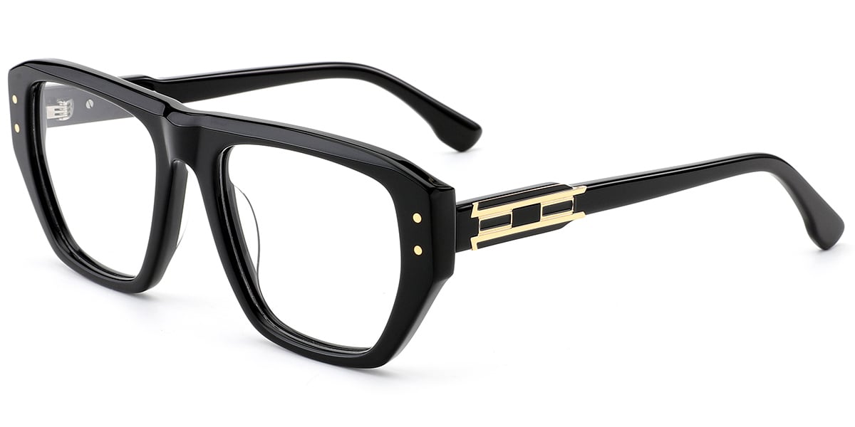 Acetate Square Frame black