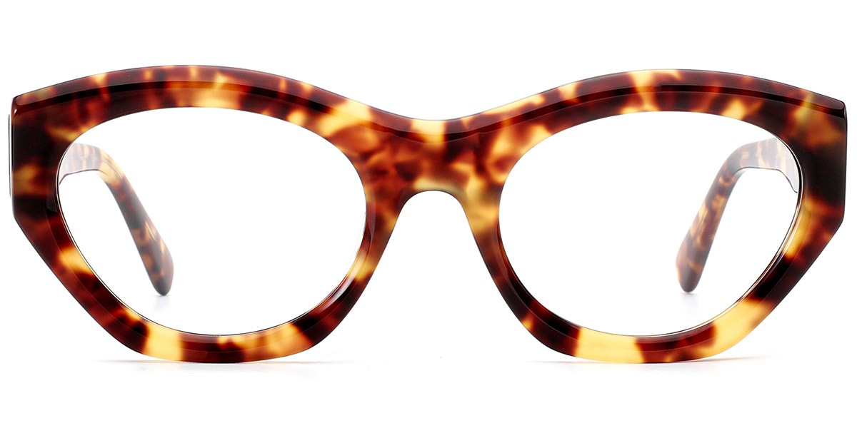 Acetate Geometric Frame tortoiseshell