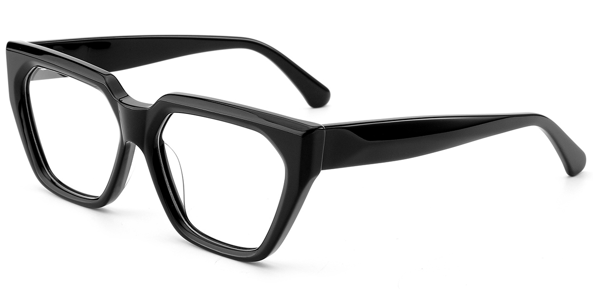 Acetate Square Frame black