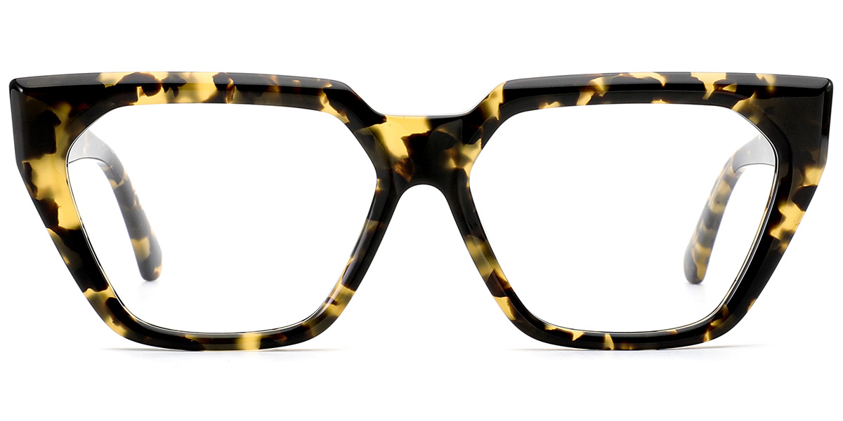 Acetate Square Frame tortoiseshell