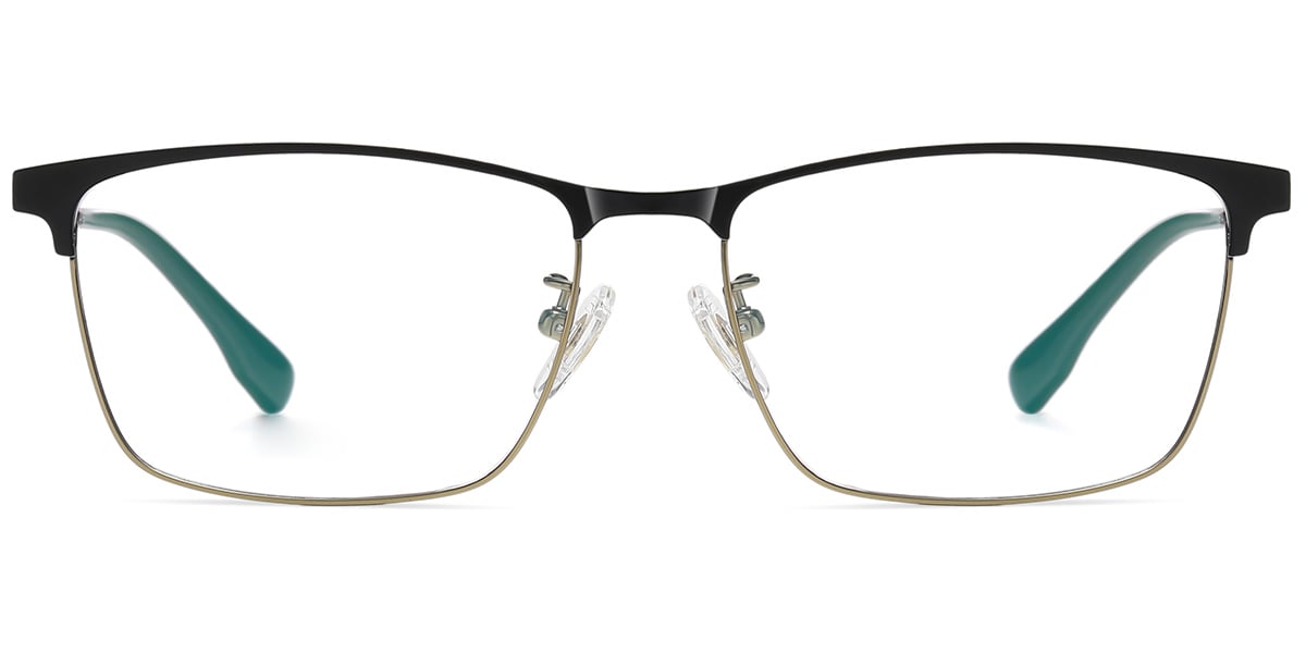 Titanium Rectangle Frame black-gold