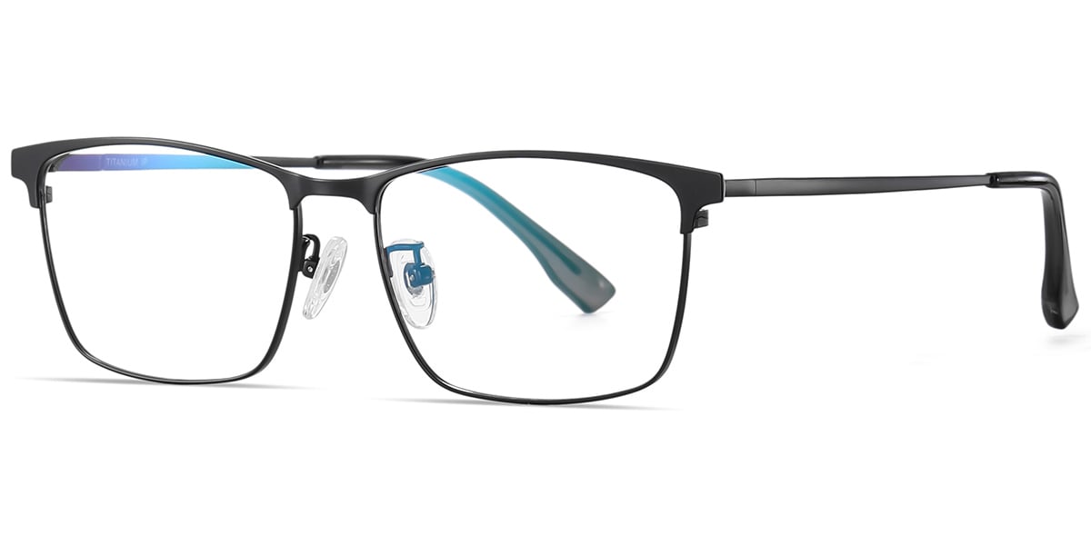 Titanium Rectangle Frame black