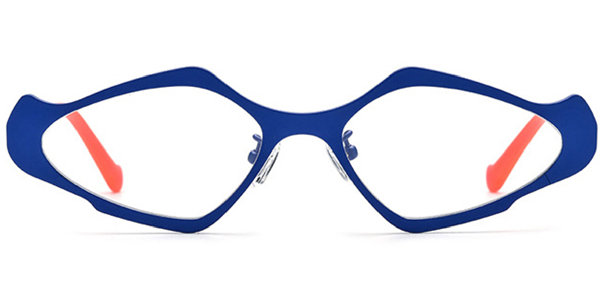 Titanium Geometric Frame blue