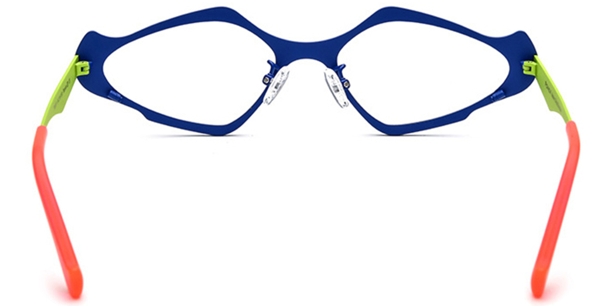 Titanium Geometric Frame blue