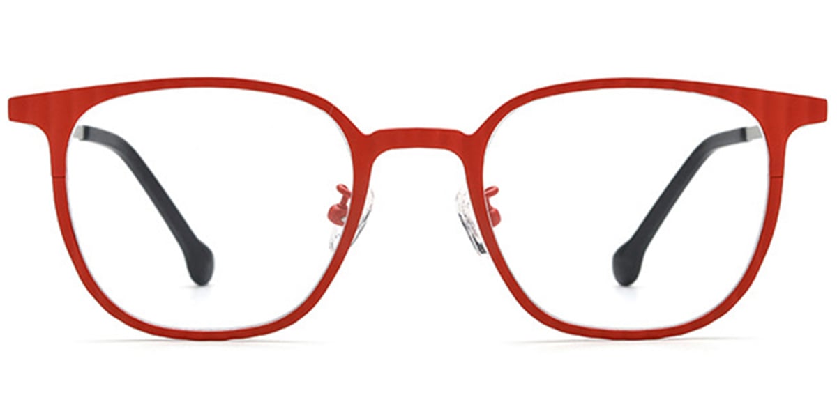 Titanium Square Frame red