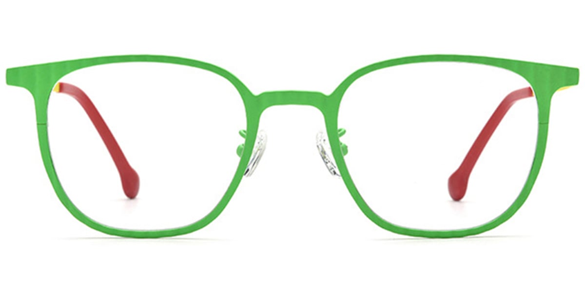 Titanium Square Frame green