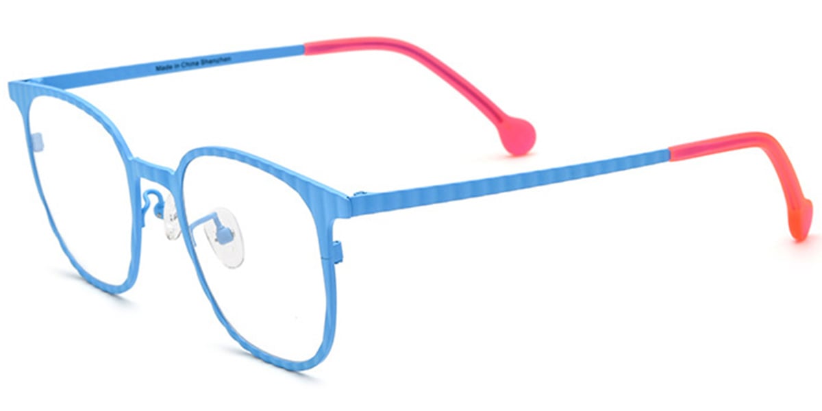 Titanium Square Frame blue