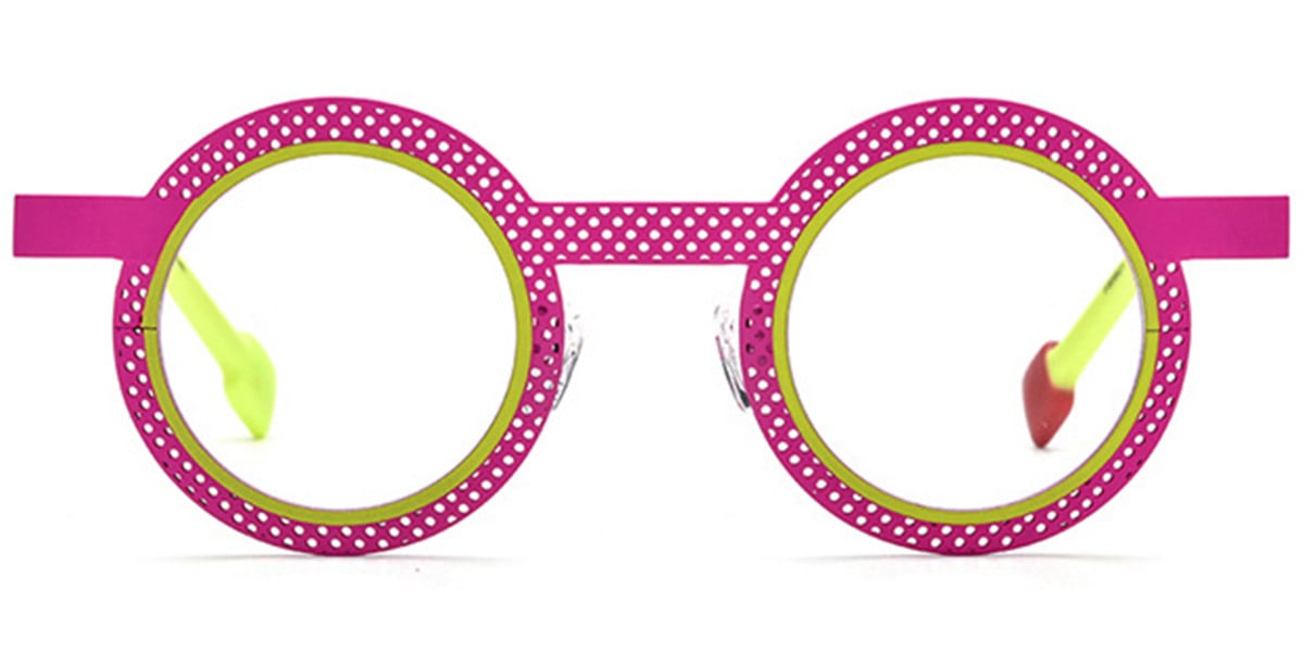 Titanium Round Frame pink