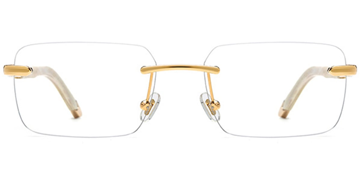 Rectangle Frame rose_gold-white