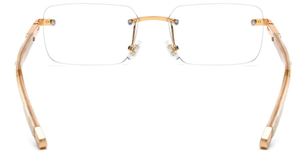 Rectangle Frame rose_gold-white