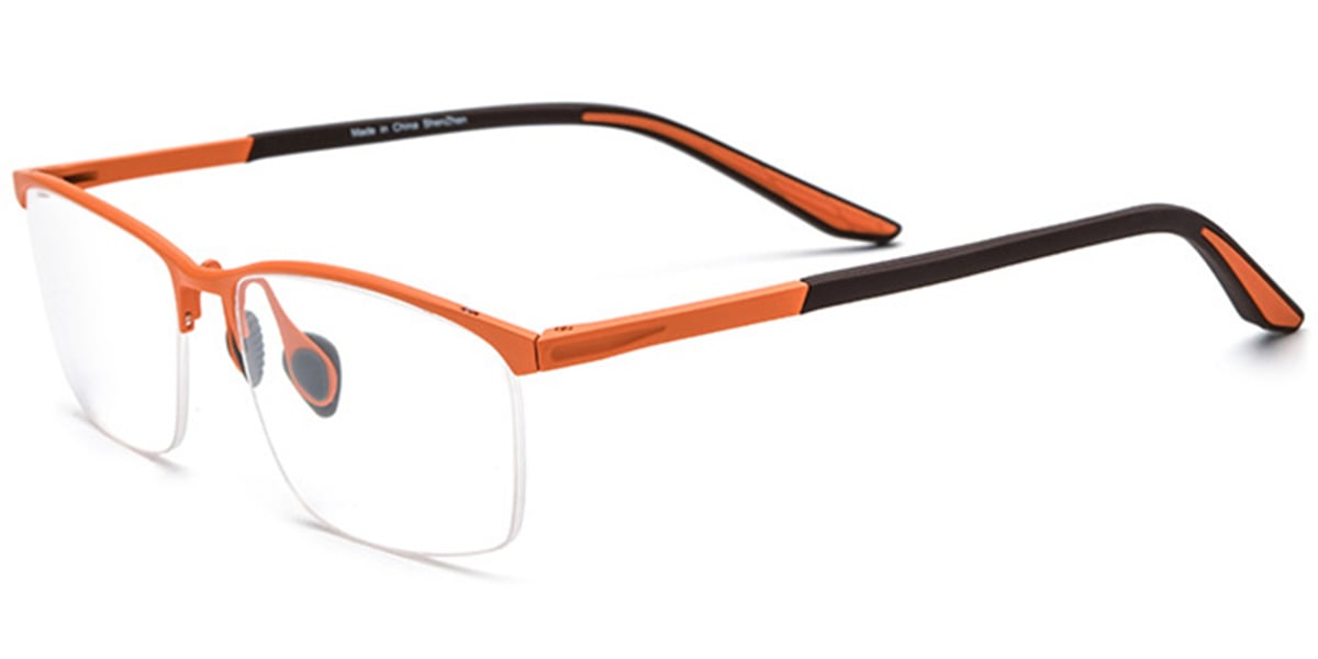 Titanium Rectangle Frame orange