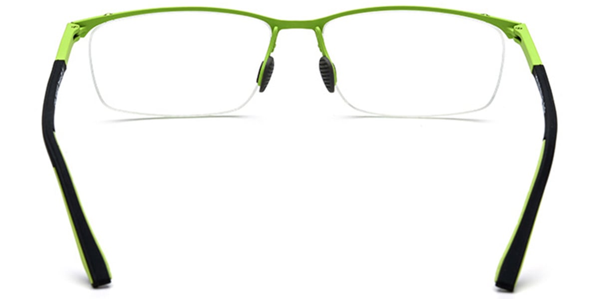 Titanium Rectangle Frame green