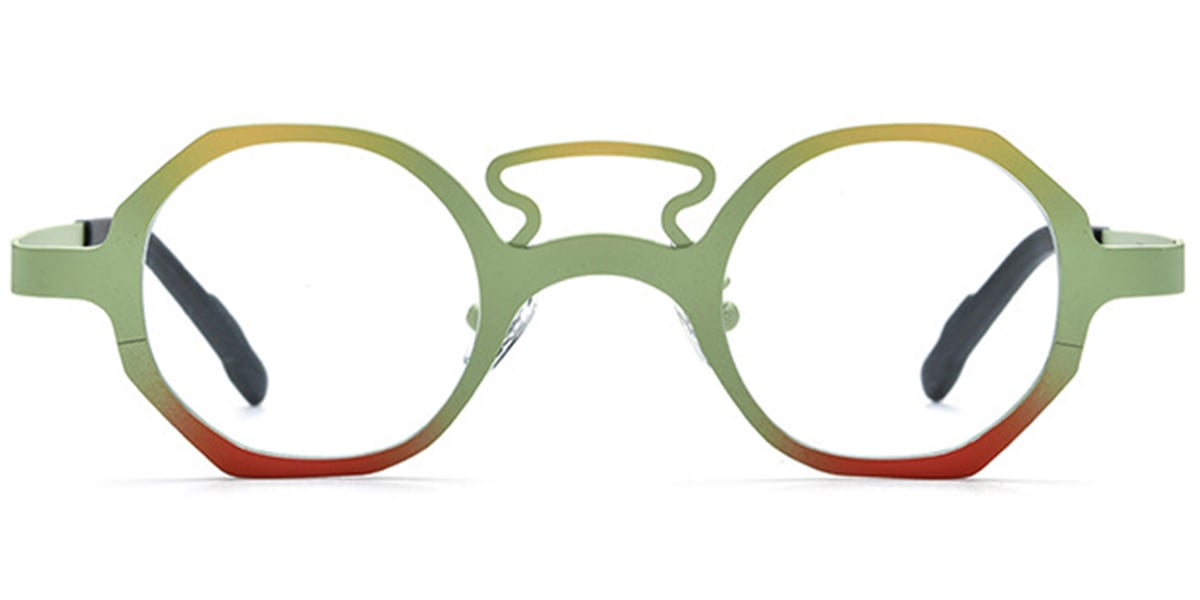 Titanium Geometric Frame gradient_green